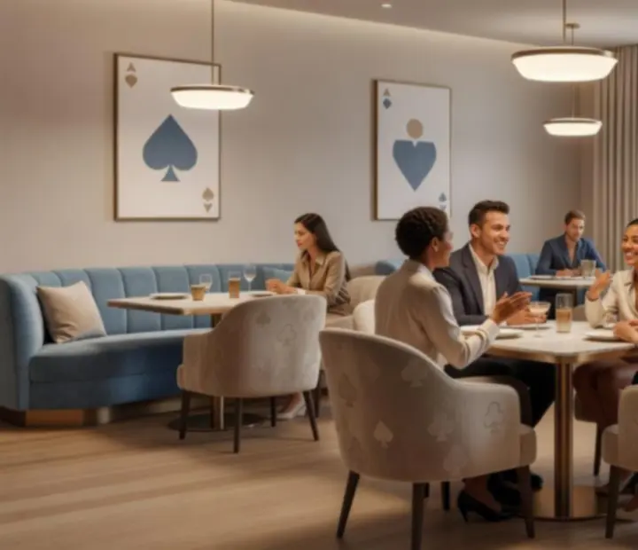 Moderní interiér restaurace Bohemiora se světlým a elegantním vzhledem