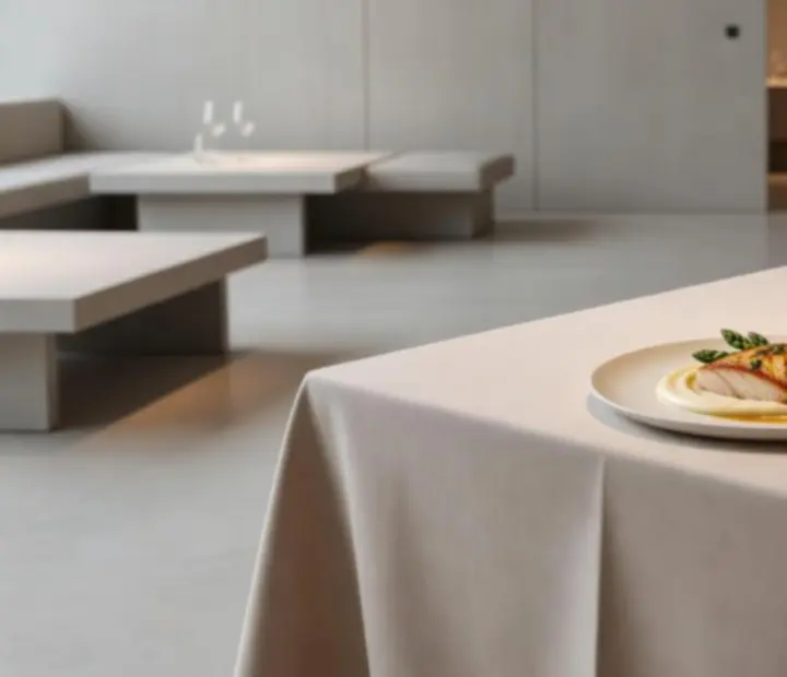 Stylová prezentace moderního jídla v restauraci Bohemiora